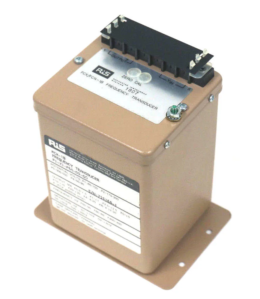 NEW ROCHESTER INSTRUMENTS FCX-1B FREQUENCY TRANSDUCER P1-X1-F60-D5-G0