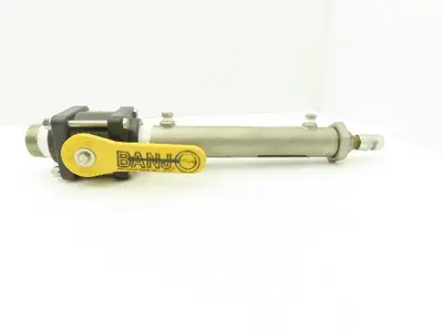 Foxboro BS806AN Poly Ball Valve Flow Chamber Sensor Tube 1.5"npt