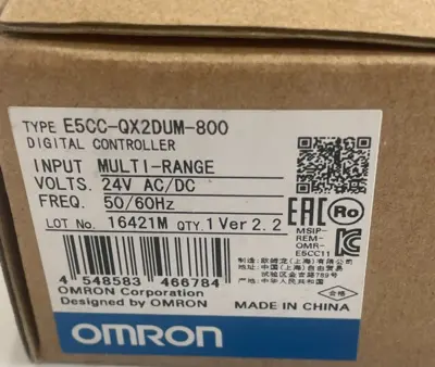 NEW OMRON E5CC-QX2DUM-800 DIGITAL CONTROLLER 24V 50/60HZ E5CCQX2DUM800