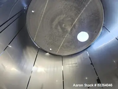 Used 5,000 Gallon Stainless Steel Tank – Sanitary Food Grade Vessel with Coil Heating & Cooling