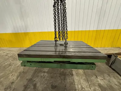 36" X 48" GIDDINGS & LEWIS AIR LIFT ROTARY TABLE: STOCK #23588