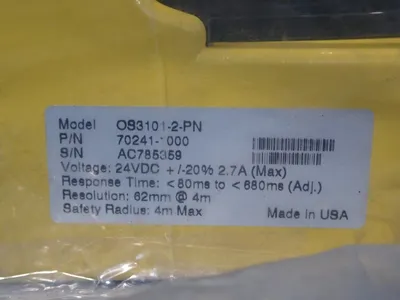 Used OMRON OS31012PN Light Curtains & Grids Ohio US | HGR 24 #1084816