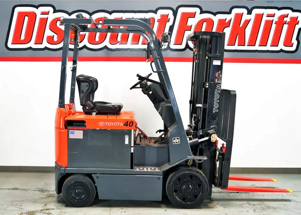 Used 2008 TOYOTA 7FBCU20 4-Wheel Sit down Electric Counterbalance Forklifts Colorado US | Discount Forklift #1244257