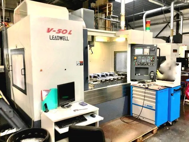 Used LEADWELL V-50L Vertical Machining Centers Michigan US | Murphy Machinery #199001