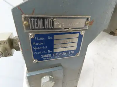Sanko DD80A 2-Way Pneumatic Conveying Diverter Valve 3" Flanged Stainless