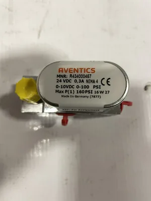 Aventics R434000457 1/4″ Air Pressure Regulator 24VDC 0-10VDC 160PSI -NIB