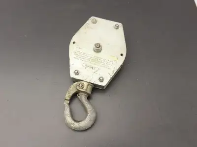 Zimmerman Ingersoll Rand 10444 Air Balancer Load Block Single Pulley Sheave