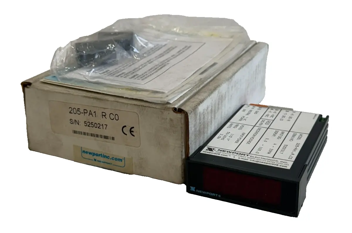 NEW NEWPORT ELEC. 205-PA1-R-C0 DIGITAL PROCESS PANEL METER 115VAC 205PA1RC0