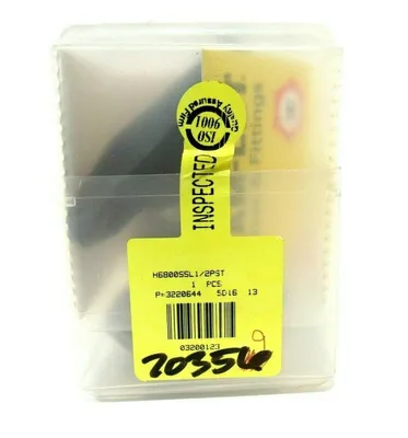 NEW SEALED HAM-LET H6800SSL1/2PST BALL VALVE H6800SSL12PST