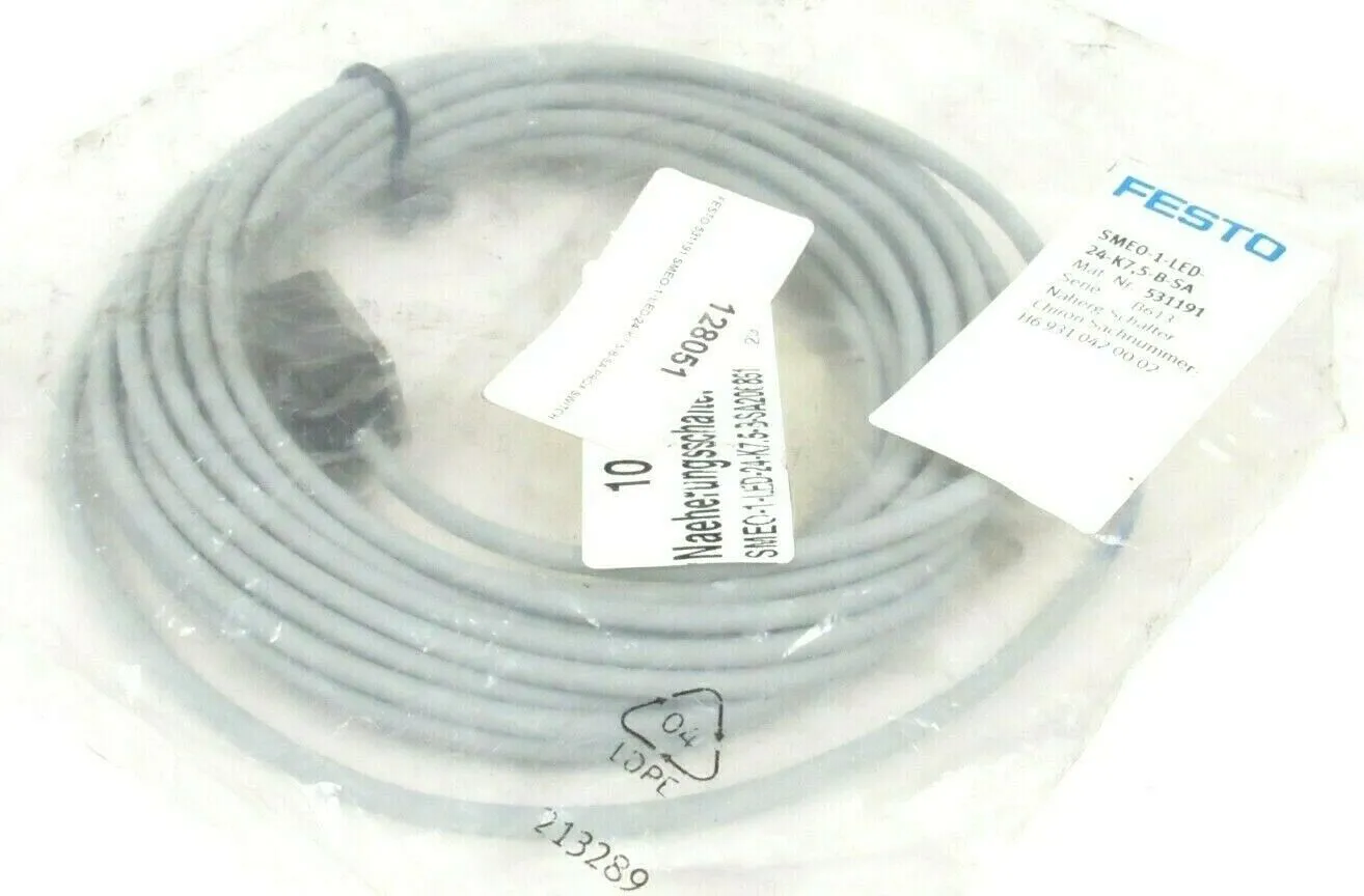 NEW FESTO SMEO-1-LED-24-K7,5-B-SA