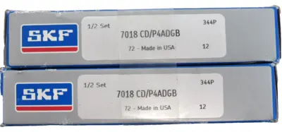 NEW SKF 7018 CD/P4ADGB BEARING SET 7018CDP4ADGB