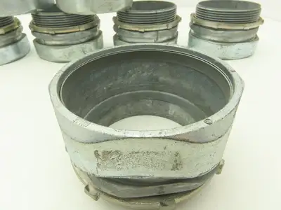 3-1/2" EMT Conduent Compression Connector Rigid IMC Die Cast Lot of 7