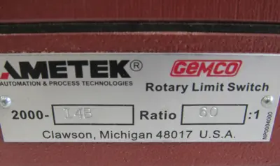 NEW AMETEK 200014B ROTARY LIMIT SWITCH