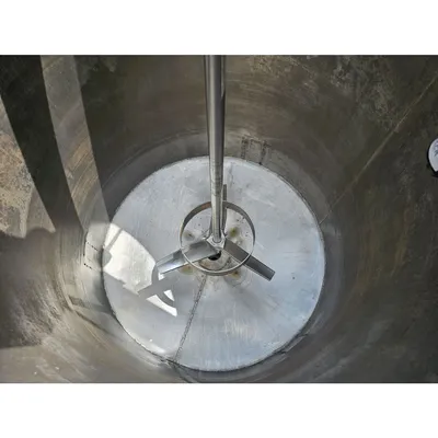 Used 90 Gallon Stainless Steel Vertical Mix Tank