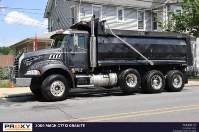 Used 2006 MACK CT713 GRANITE Dump trucks Pennsylvania US | Proxy Equipment #1378357