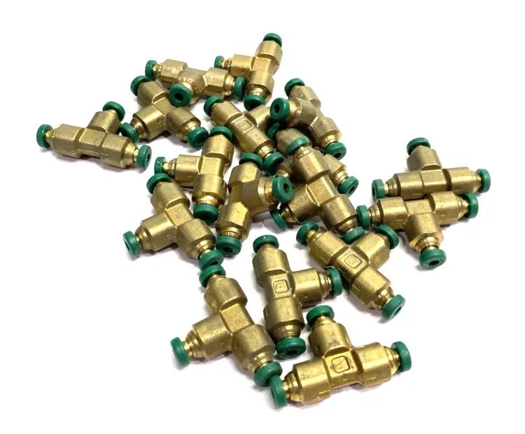 New | in-Stock PARKER PRESTOLOK PUSH-TO-CONN. UNION TEE FITTING 1/8" TUBE OD Hoses | Maverick Industrial Sales #1099441