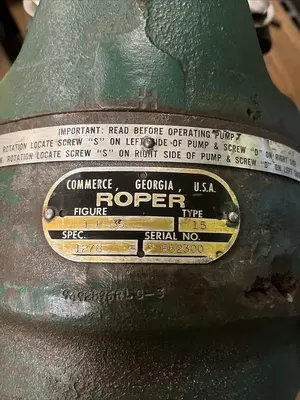 Used ROPER 1H35 Hydraulic Pumps Ohio US | Surplus Asset Holdings #1225859