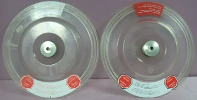 QTY. 2. CENTRIFUGE LIDS CLEAR WITH STAINLESS STEEL...