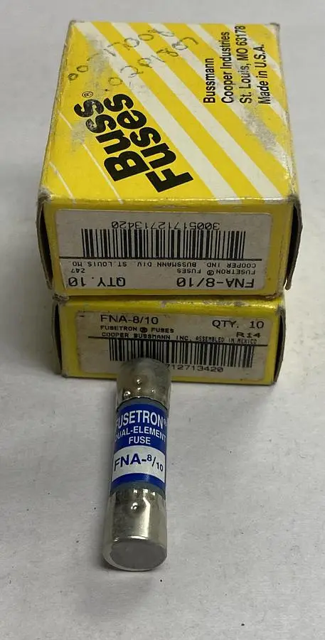 New | in-Stock COOPER BUSSMANN FNA-8/10 Miscellaneous Equipment (Electrical & Power) Ohio US | Surplus Asset Holdings #1235722