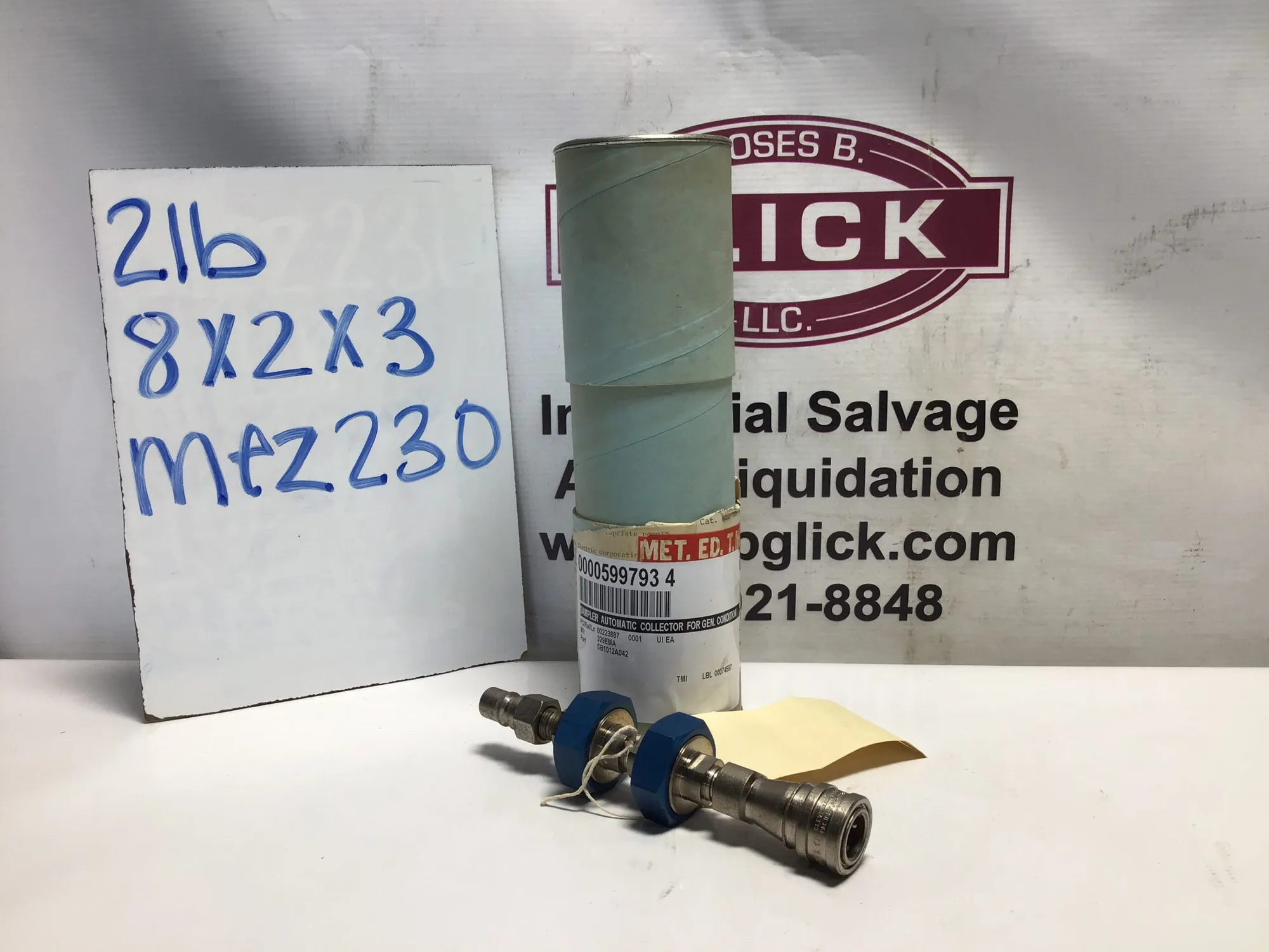 Sampler Automatic Collector Valve 0000599793 4 PN: SB1012A042
