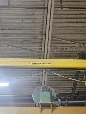 USED LODE RAIL LODE RAIL WORKSTATION CRANE