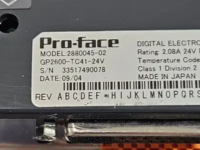 USED Pro-face GP2600-TC41-24V