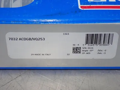 New | in-Stock SKF 7032 ACDGB/VQ253 Tooling & Accessories (Other) Ohio US | HGR 24 #1184215