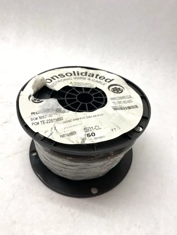 New | in-Stock CONSOLIDATED 5931-CL Cable & Wire | Maverick Industrial Sales #1106260