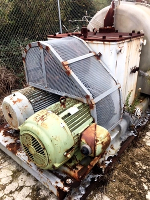 (3) Krauss-Maffei SZ 90-1-L pusher centrifuges, 316SS.