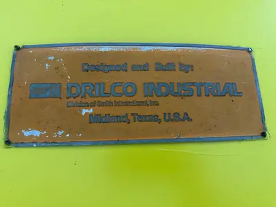 400 TON X 30' DRILCO TRAVELING HEAD HYDRAULIC STRAIGHTENING PRESS: STOCK #24953