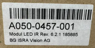 NEW ISRA A050-0457-001 I-PULSE 6.2.1 LED-IR-MODULE FW: 1.06 BL003 KW31/2013