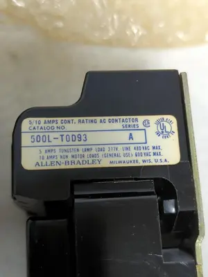New | in-Stock ALLEN-BRADLEY 500L-T0D93 Miscellaneous Equipment (Electrical & Power) | Surplus Asset Holdings #1196085