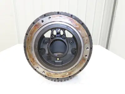 Hyster Drive Axle Power Steering Hub Removed From N30XMR2 Stand On Forklift