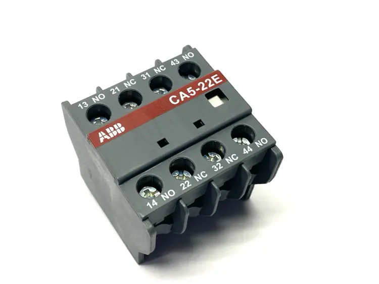 Used ABB AUXILIARY CONTACT BLOCK 4-POLE 1SBN010040R1022 Contact Blocks Michigan US | Maverick Industrial Sales #1090215