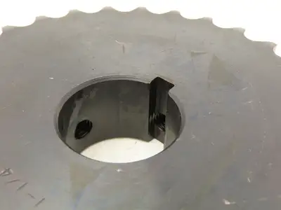 Finished Bore S40 B 30H Roller Chain Sprocket 30 Tooth #40 1-1/4"ID Lot of 2
