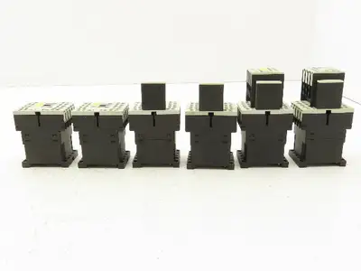 Siemens 3RT1016-2BB42 Contactor 24VDC Coil 9A 400VAC 4kW 3Pole Lot Of 6