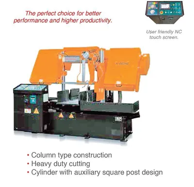 MIGHTY VIPER H 260HB-7056HA Horizontal Band Saws | New Vision Machine Tools, LLC (1)