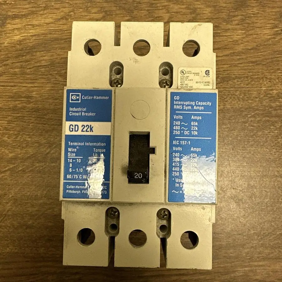 Used CUTLER-HAMMER GD 22K, GD322K Circuit Breakers | Surplus Asset Holdings #1189071