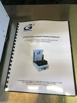 G2 AUTOMATED TECHNOLOGIES GAT-SWP-6000-A WAFER PRESENTER