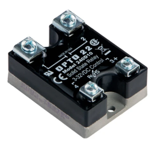 Opto 22 240D10 240 VAC, 10 Amp, DC Control Solid State Relay SSR [New]