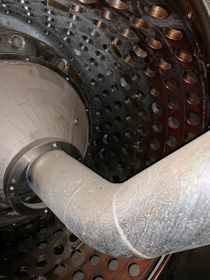 Krauss-Maffei SZ 92 2-stage pusher centrifuge, 316SS.