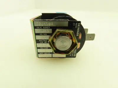 Honeywell Skinner C2JX194 Solenoid Valve 2-Way (NC) 120V 90 PSI 1/8" NPT