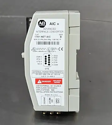 Used Allen-Bradley 1761-NET-AIC PLC Processors | Palmetto Automation #1153908