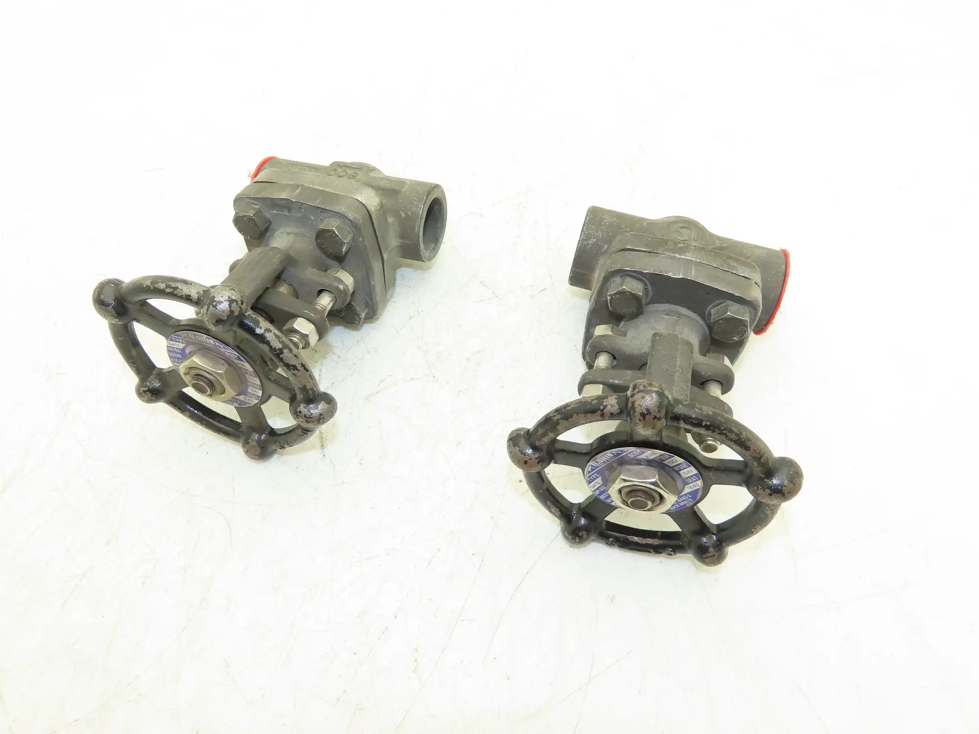 Ilshin 8A05-5 Steel Gate Valve 3/4" Socket Weld 1975psi Class 800  Lot of 2