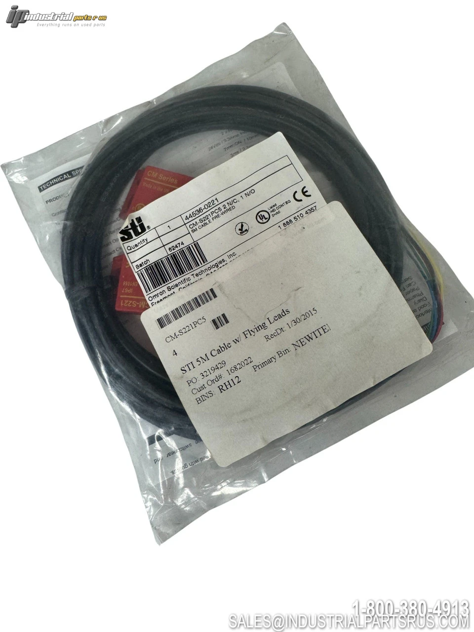 New | in-Stock STI CM-S221PC5 2 N/C 1 N/O Relays & Switches Kentucky US | Industrial Parts R Us Inc. #1356659