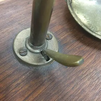 2524-385 Antique Brass Analytical Apothecary Jewelry, Coin, Balance Beam Scale Circa 1800’s