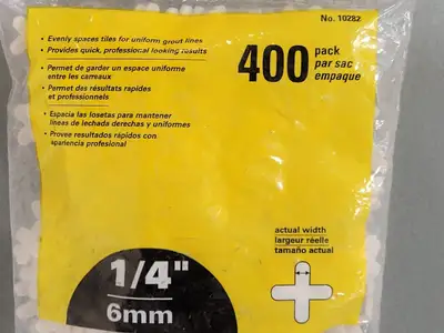 1/4" Tile Spacer (Pack of 400)