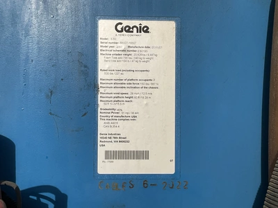 Used 2007 GENIE S-60 BOOM LIFT Telescopic Boom Lifts Michigan US | Miedema Asset Management Group #1474502