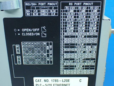 Used ALLENBRADLEY 1785L20E PLC Processors Ohio US | HGR 24 #1095264