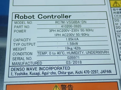 Used DENSO RC7MVSG6BADN Robot Parts Ohio US | HGR 24 #727990